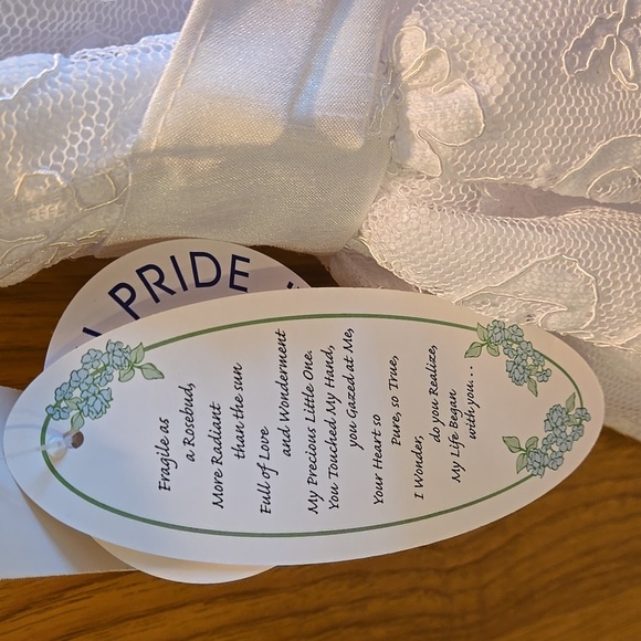 Sweet Pea & Lilli Girl's White Embroidered Tulle Dress First Communion, Easter - Picture 16 of 16